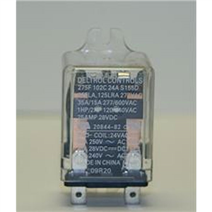 RELAY, DPDT, 24 V AC, 8760