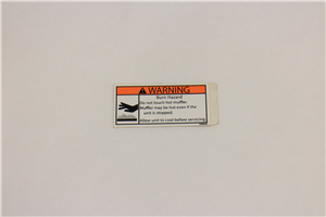 790852 DECAL BURN HAZARD