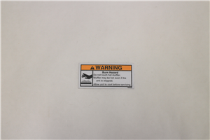 788936 Decal Burn Hazard Ac